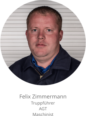 Felix Zimmermann Truppführer AGT Maschinist